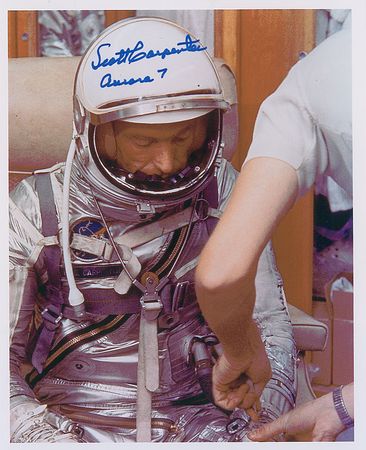 Lot #767 Scott Carpenter Signed Photographs - Image 1
