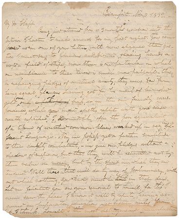 Lot #396 Nullification Handwritten Letter Signed - Image 1