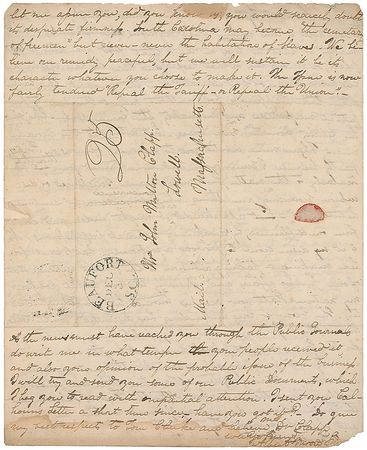 Lot #396 Nullification Handwritten Letter Signed - Image 2