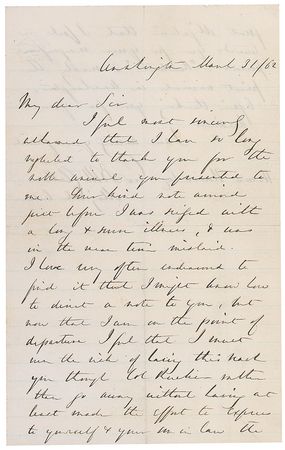 Lot #698 George B. McClellan: “Kentuck’ is really the finest animal in Washington” - Image 1