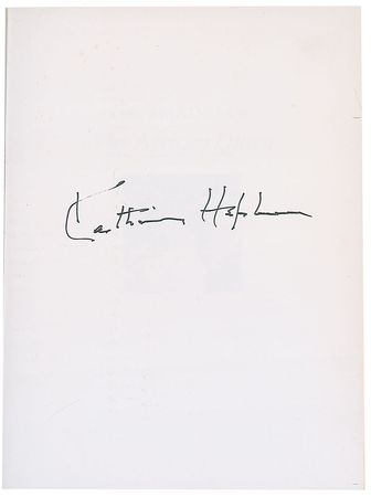 Lot #1396 Katharine Hepburn Book - Image 1