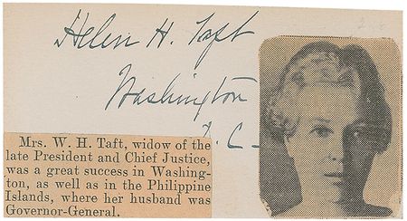 Lot #55 William and Helen Taft Group Lot - Image 1