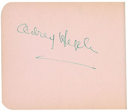 Lot #1285 Autograph Album: Fantastic celebrity autograph album, featuring Hepburn, Clift, Leigh and Newman - Image 2