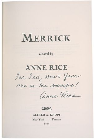 Lot #958 Anne Rice - Image 1