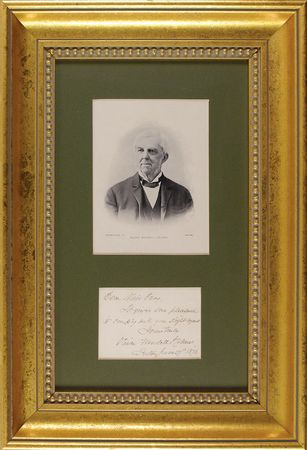 Lot #934 Oliver Wendell Holmes, Sr Signature - Image 1