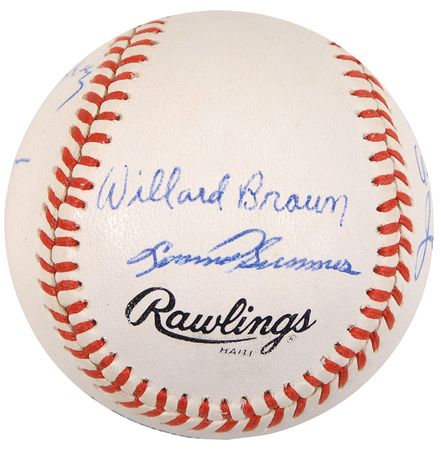 Lot #1560 Baseball: Willard Brown and Negro Leaguers Baseball - Image 1