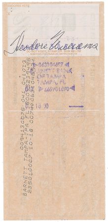 Lot #1704 Ted Williams Checks - Image 4