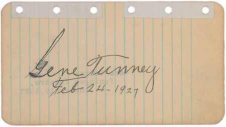 Lot #503 Jack Dempsey and Gene Tunney Signatures - Image 2