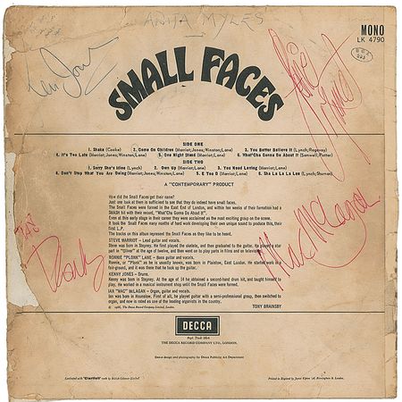 Lot #1245 Small Faces Album - Image 1