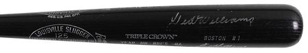 Lot #1702 Ted Williams and Carl Yastrzemski Baseball Bat - Image 1