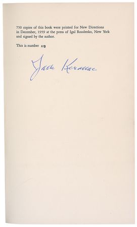 Lot #855 Jack Kerouac: Kerouac’s sequel to On the Road - Image 1