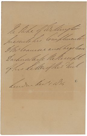 Lot #714 Duke of Wellington - Image 1