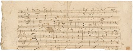 Lot #1022 Gaetano Donizetti: Lengthy musical manuscript from his tragic opera - Image 1