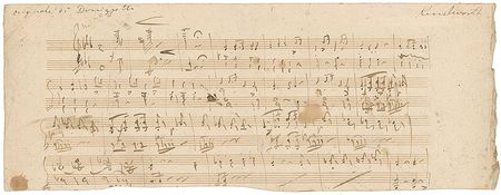 Lot #1022 Gaetano Donizetti: Lengthy musical manuscript from his tragic opera - Image 2