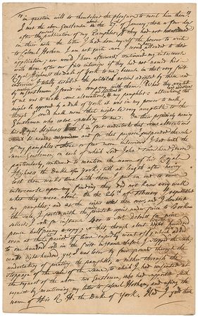 Lot #216 Jean Louis de Lolme Handwritten Letter Signed - Image 3