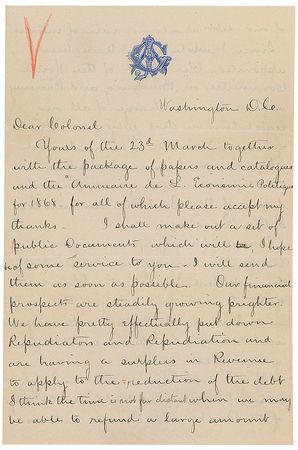 Lot #36 James A. Garfield: The future president