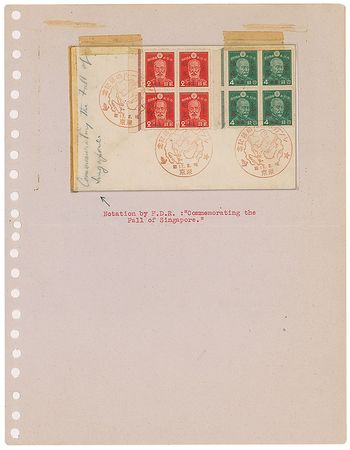 Lot #92 Franklin D. Roosevelt Notation - Image 1