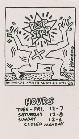 Lot #929 Keith Haring Business Cards - Image 3