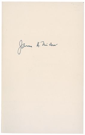Lot #947 James Michener - Image 1