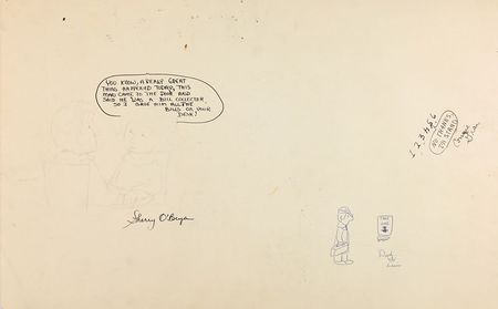 Lot #993 Charles Schulz Sketch - Image 2