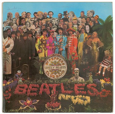 Lot #1057 Beatles: Paul McCartney: Scarce UK mono issue of their classic Sgt. Pepper, signed by Paul shortly after its release - Image 1