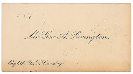 Lot #243 Geronimo: A highly desirable signature on the calling card of his Fort Sill captor - Image 2