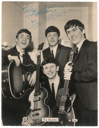 Lot #31 Paul McCartney and Ringo Starr