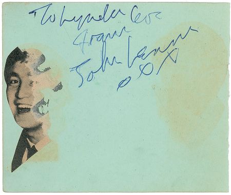 Lot #30 Paul McCartney and John Lennon