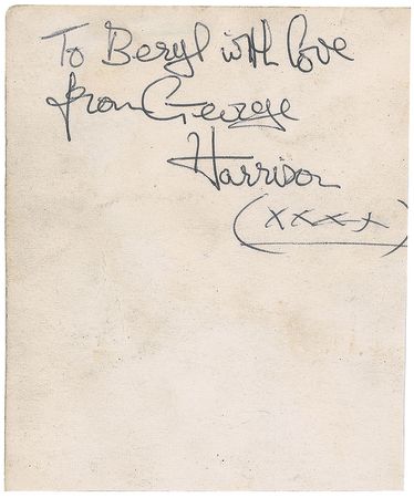 Lot #32 George Harrison
