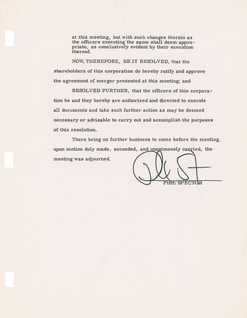Lot #433 Phil Spector - Image 2