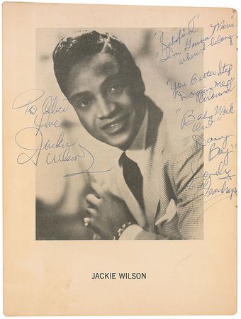 Lot #352 Jackie Wilson and B. B. King - Image 1