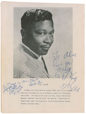 Lot #352 Jackie Wilson and B. B. King - Image 2