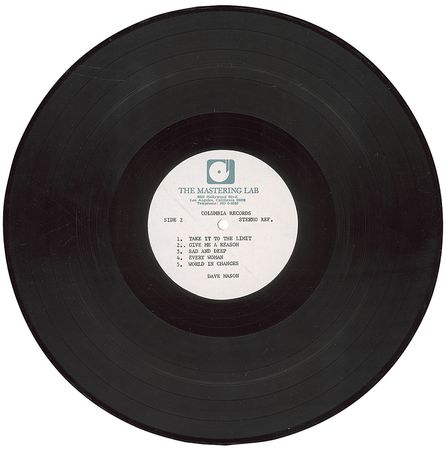 Lot #600 Dave Mason: Certified Live - Image 2