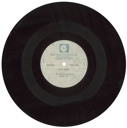 Lot #606 Dave Mason: We Just Disagree - Image 2