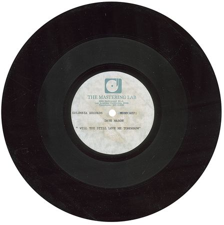 Lot #607 Dave Mason: Will You Still Love Me Tomorrow - Image 2