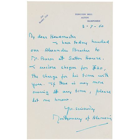 Lot #392 Montgomery of Alamein - Image 2
