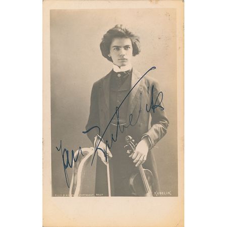 Lot #1640 Jan Kubelik Signed Photograph - Image 2