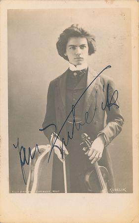 Lot #1640 Jan Kubelik Signed Photograph - Image 1