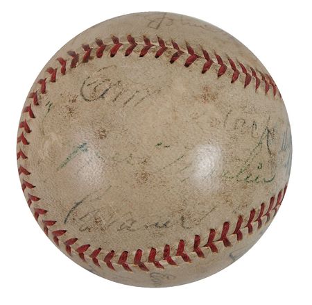 Lot #1267 Baseball: 1937 All-Stars: The 1937 All-Stars featuring eleven Hall of Famers, including Ruth, Ott, Collins, Frisch, and Waner - Image 3