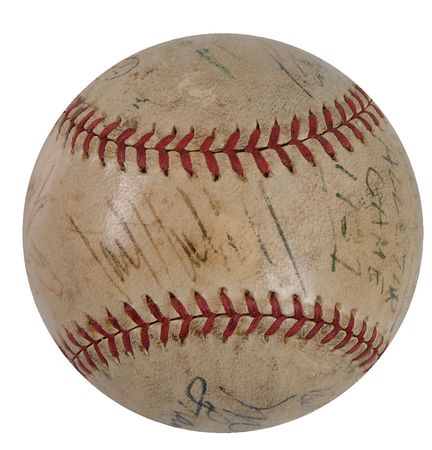 Lot #1267 Baseball: 1937 All-Stars: The 1937 All-Stars featuring eleven Hall of Famers, including Ruth, Ott, Collins, Frisch, and Waner - Image 5