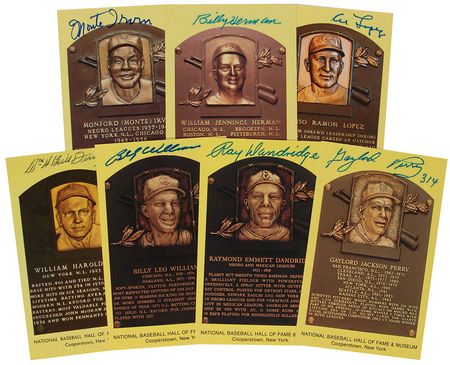 Lot #1415 Baseball Hall of Famers - Image 1