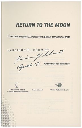 Lot #1604 Harrison Schmitt Book - Image 1