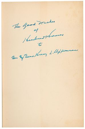 Lot #82 Herbert Hoover Book - Image 1