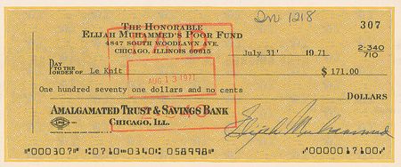 Lot #347 Elijah Muhammad - Image 1