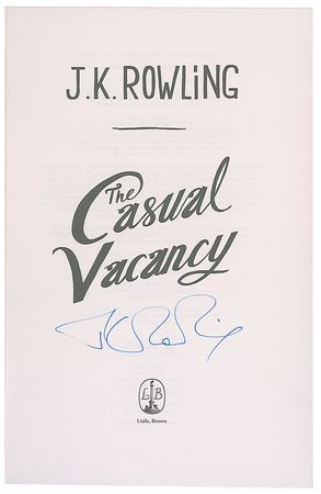 Lot #659 J. K. Rowling Book - Image 1