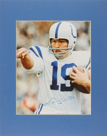 Lot #1765 Johnny Unitas Signed Photograph - Image 2