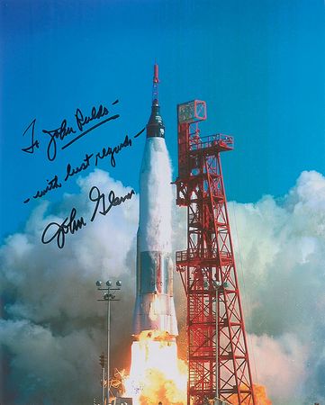 Lot #494 John Glenn Signed Photographs - Image 2