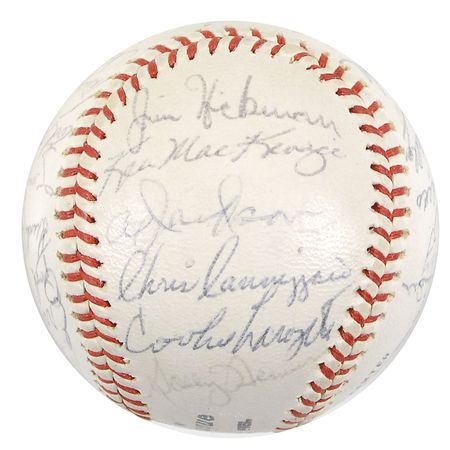 Lot #1498 NY Mets: Featuring Hall of Famers Stengel and Snider - Image 1