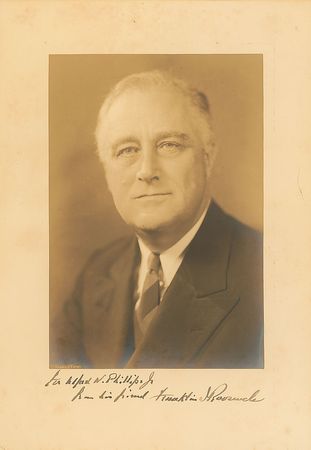 Lot #88 Franklin D. Roosevelt and John Nance Garner Signed Photographs - Image 1
