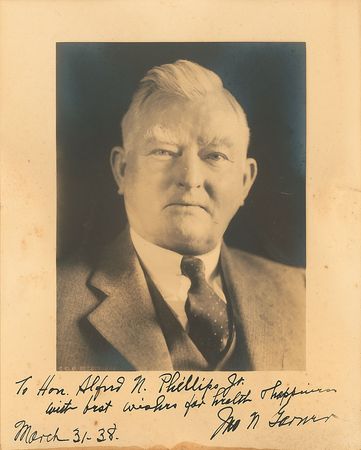 Lot #88 Franklin D. Roosevelt and John Nance Garner Signed Photographs - Image 2